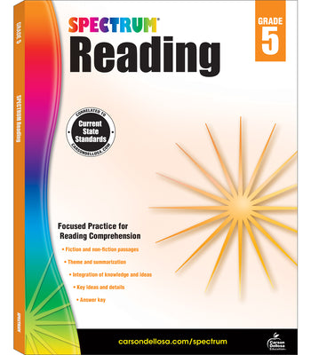 Spectrum Reading Workbook, Grade 5 by Spectrum