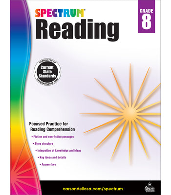 Spectrum Reading, Grade 8 by Spectrum