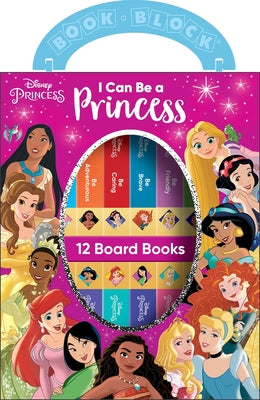 Disney Princess: I Can Be a Princess 12 Board Books by Pi Kids