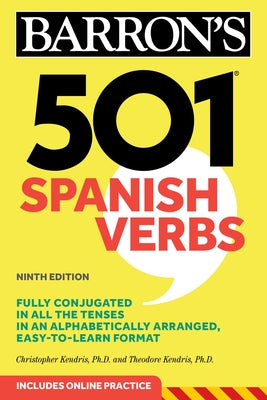 501 Spanish Verbs by Kendris, Christopher