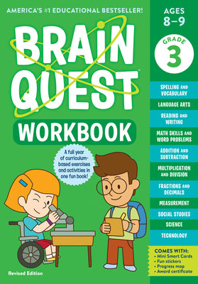 Brain Quest Workbook: 3rd Grade Revised Edition by Workman Publishing