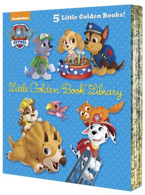 Paw Patrol Little Golden Book Library (Paw Patrol): Itty-Bitty Kitty Rescue; Puppy Birthday!; Pirate Pups; All-Star Pups!; Jurassic Bark! by Various