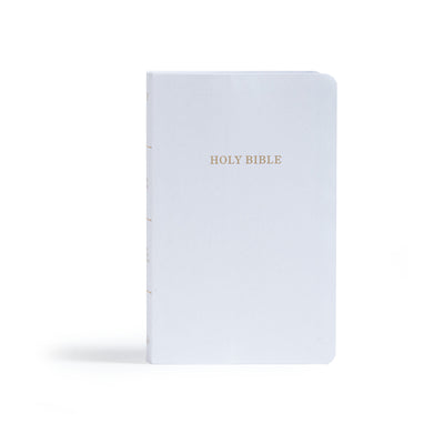 KJV Gift and Award Bible, White Imitation Leather by Holman Bible Staff