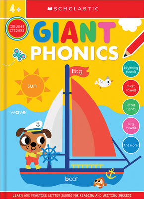 Giant Phonics Workbook: Scholastic Early Learners (Giant Workbook) by Scholastic Early Learners