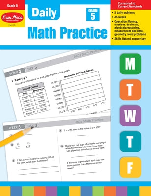 Daily Math Practice, Grade 5 by Evan-Moor Educational Publishers