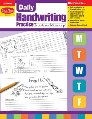 Daily Handwriting Traditional Manuscript by Evan-Moor Educational Publishers