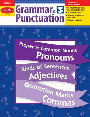 Grammar & Punctuation, Grade 3 Teacher Resource by Evan-Moor Educational Publishers