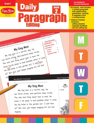 Daily Paragraph Editing Grade 2 by Evan-Moor Educational Publishers