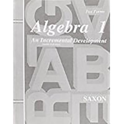 Saxon Algebra 1 Tests Only Third Edition by Roucloux, Jason