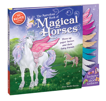 Magical Horses [With Storage Envelope and 6 Paper Horses, 3 Paper-Doll Fairies, 4 Background and Punch-Out(s)] by Klutz