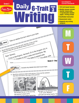 Daily 6-Trait Writing Grade 3 by Evan-Moor Educational Publishers