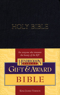 Gift & Award Bible-KJV by Hendrickson Publishers