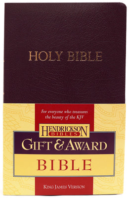 Gift & Award Bible-KJV by Hendrickson Publishers