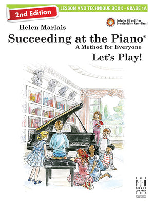 Succeeding at the Piano, Lesson & Technique Book - Grade 1a (2nd Edition) by Marlais, Helen
