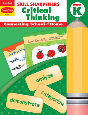 Skill Sharpeners Critical Thinking, Grade Prek by Evan-Moor Educational Publishers