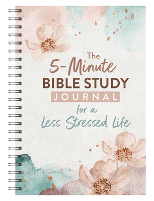 The 5-Minute Bible Study Journal for a Less Stressed Life by Scott, Carey