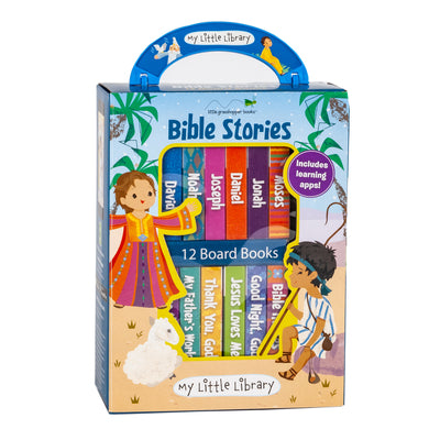 My Little Library: Bible Stories (12 Board Books) by Little Grasshopper Books