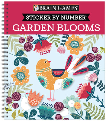 Brain Games - Sticker by Number: Garden Blooms by Publications International Ltd