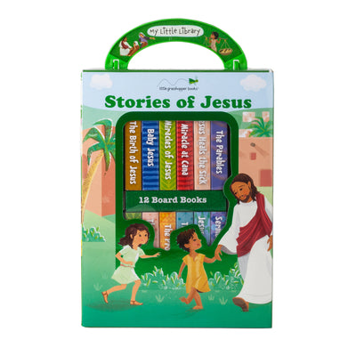 My Little Library: Stories of Jesus (12 Board Books) by Little Grasshopper Books