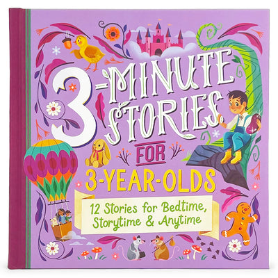 3-Minute Stories for 3-Year-Olds by Cottage Door Press