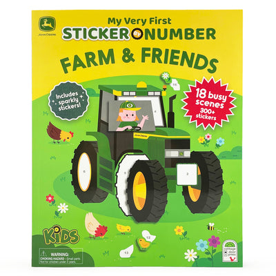 John Deere Kids Farm & Friends: My Very First Sticker by Number by Cottage Door Press