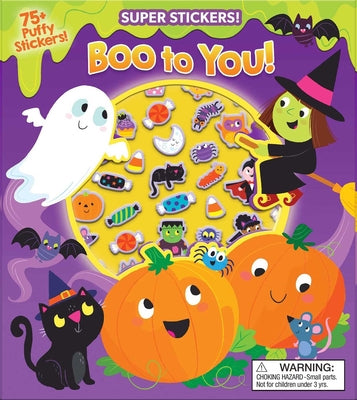 Halloween Super Puffy Stickers! Boo to You! by Meredith, Samantha