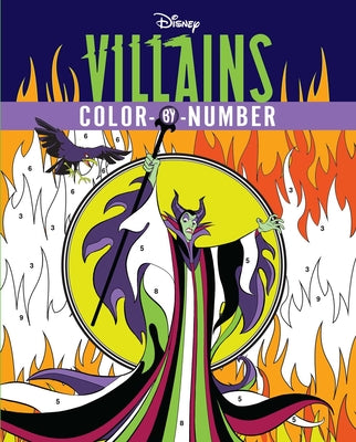 Disney Villains Color-By-Number by Editors of Thunder Bay Press