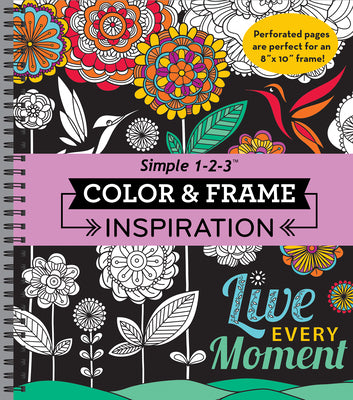 Color & Frame - Inspiration (Adult Coloring Book) by New Seasons