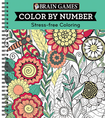 Brain Games - Color by Number: Stress-Free Coloring (Green) by Publications International Ltd