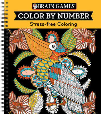 Brain Games - Color by Number: Stress-Free Coloring (Orange) by Publications International Ltd