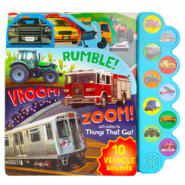 Rumble! Vroom! Zoom!: Let's Listen to Things That Go! by Parragon Books