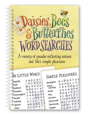 Daisies, Bees & Butterflies Word Searches by Product Concept Editors