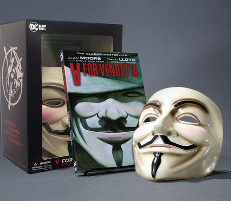 V for Vendetta Book & Mask Set by Moore, Alan