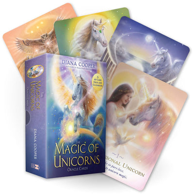 The Magic of Unicorns Oracle Cards: A 44-Card Deck and Guidebook by Cooper, Diana