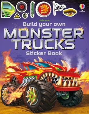 Build Your Own Monster Trucks Sticker Book by Tudhope, Simon