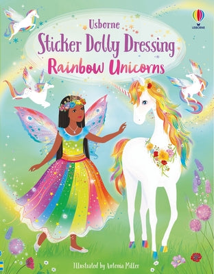 Sticker Dolly Dressing Rainbow Unicorns by Watt, Fiona