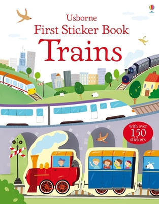 First Sticker Book Trains by Taplin, Sam