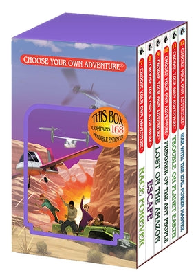 Choose Your Own Adventure 6-Book Boxed Set #2 (Race Forever, Escape, Lost on the Amazon, Prisoner of the Ant People, Trouble on Planet Earth, War with by Montgomery, R. a.