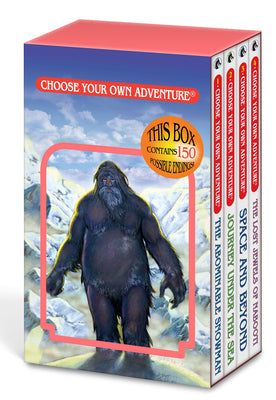Choose Your Own Adventure 4-Book Boxed Set #1 (the Abominable Snowman, Journey Under the Sea, Space and Beyond, the Lost Jewels of Nabooti) by Montgomery, R. a.