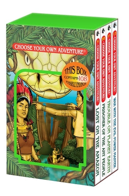 Choose Your Own Adventure 4-Book Boxed Set #3 (Lost on the Amazon, Prisoner of the Ant People, Trouble on Planet Earth, War with the Evil Power Master by Montgomery, R. a.