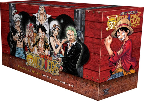 One Piece Box Set 4: Dressrosa to Reverie: Volumes 71-90 with Premiumvolume 4 by Oda, Eiichiro
