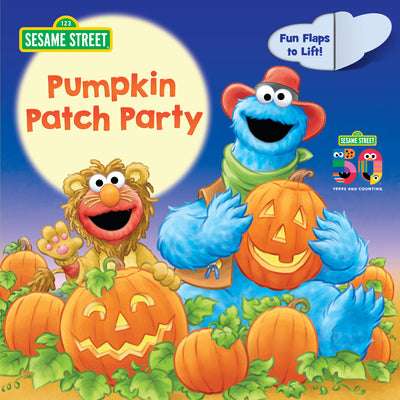 Pumpkin Patch Party (Sesame Street): A Lift-The-Flap Board Book by St Pierre, Stephanie