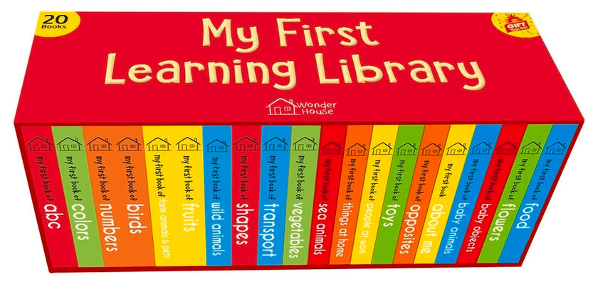 My First Complete Learning Library: Boxset of 20 Board Books Gift Set for Kids (Horizontal Design) by Wonder House Books