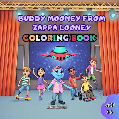 Buddy Mooney from Zappa Looney Coloring Book by Barone, Alex