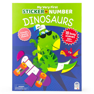 Dinosaurs: My Very First Sticker by Number by Tafur, Lwillys