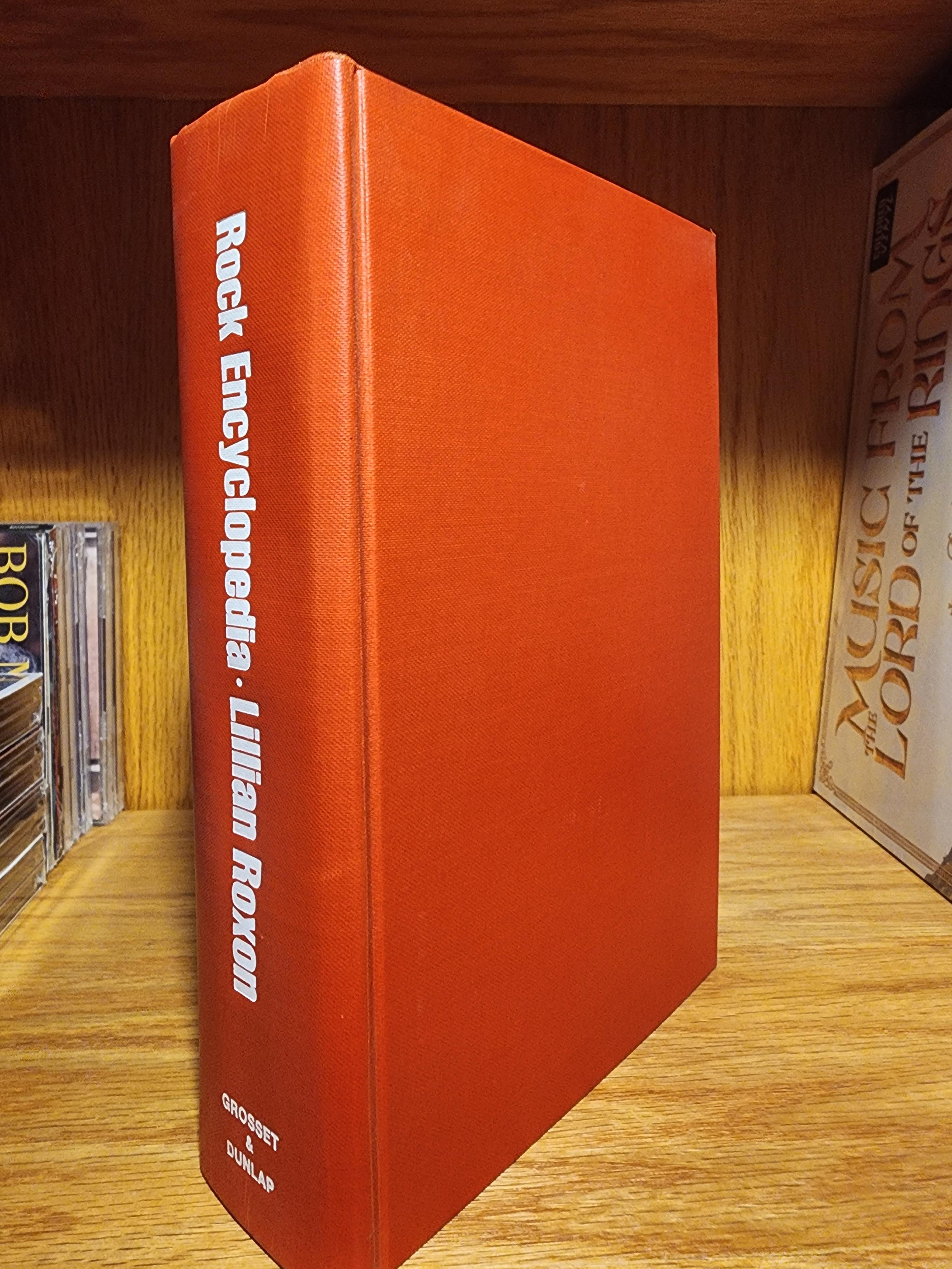 Rock Encyclopedia by Lillian Roxon - 1969 Hardcover - NO DJ
