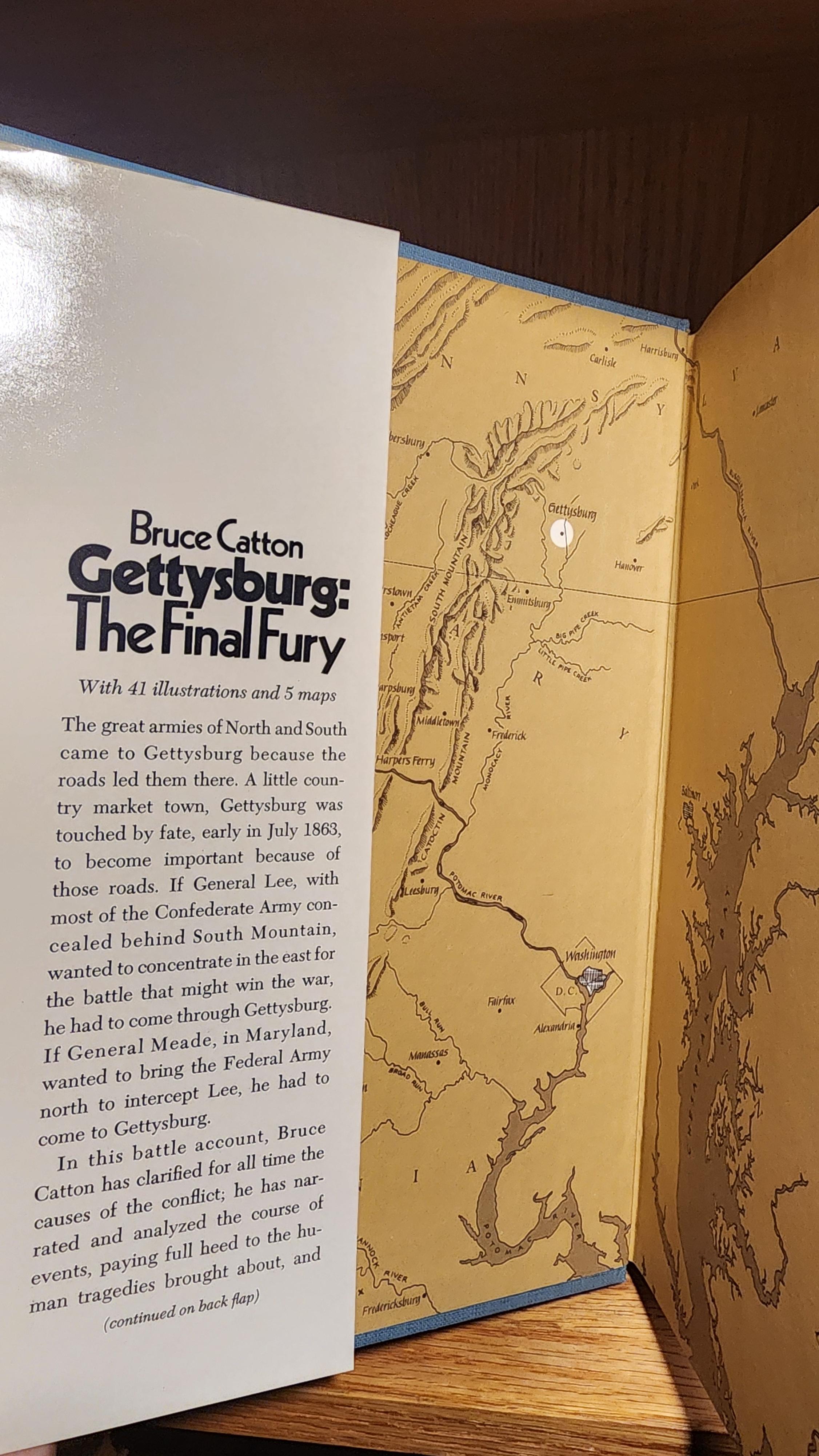 Gettysburg; the Final Fury With Maps and Illustrations HARDCOVER CIVIL WAR BOOK, Hardcover