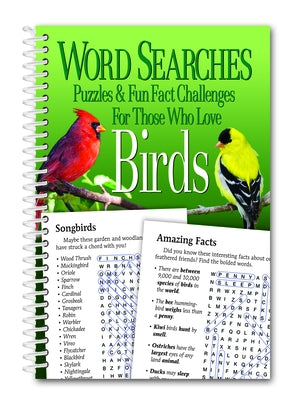 Word Searches, Puzzles and Fun Facts for Those Who Love Birds by Editors, Product Concept