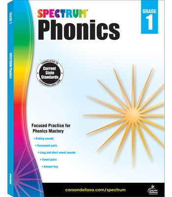 Spectrum Phonics, Grade 1 by Spectrum