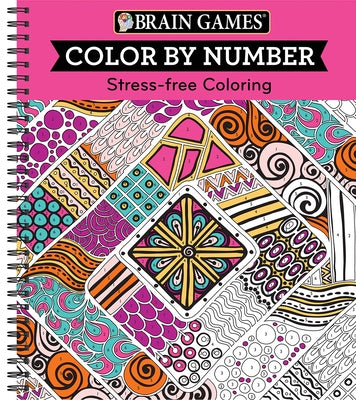 Brain Games - Color by Number: Stress-Free Coloring (Pink) by Publications International Ltd
